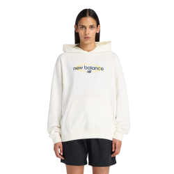 New Balance New Balance W Sport Graphic Relaxed Hoodie Damen, weiss, Grösse: XS  Damen, weiss, Grösse: XS