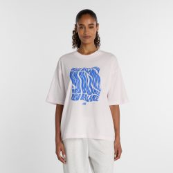 New Balance New Balance W Wavey Relaxed T-Shirt Damen, pink, Grösse: M  Damen, pink, Grösse: M