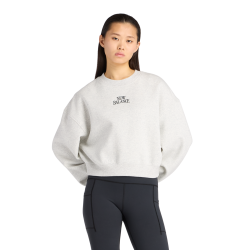 New Balance New Balance W Linear Heritage Fleece Crew Damen, grau, Grösse: XS  Damen, grau, Grösse: XS