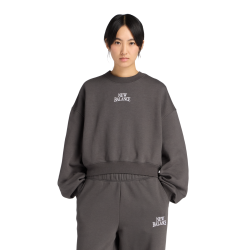 New Balance New Balance W Linear Heritage Fleece Crew Damen, schwarz, Grösse: XL  Damen, schwarz, Grösse: XL