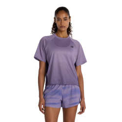 New Balance New Balance W Viz-Tech Run T-Shirt Damen, violett, Grösse: S  Damen, violett, Grösse: S