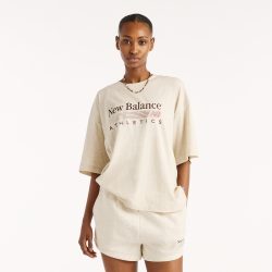 New Balance New Balance W Trackside Oversized T-Shirt Damen, weiss, Grösse: XL  Damen, weiss, Grösse: XL