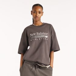 New Balance New Balance W Trackside Oversized T-Shirt Damen, schwarz, Grösse: XS  Damen, schwarz, Grösse: XS