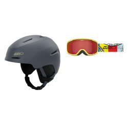 GIRO Spur™ Combo Kinder Skihelm + Brille Grau, , Größe: S