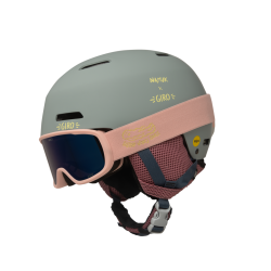 GIRO Crüe Mips Combo Kinder Skihelm + Brille Blau, , Größe: S