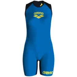 Arena W Pwskin Carbon Speedsuit Rear Zip Damen, blau, Grösse: M