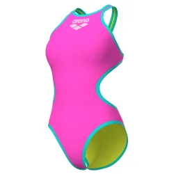 Arena W Arena One Biglogo One Piece Badeanzug Damen, pink, Grösse: D 34