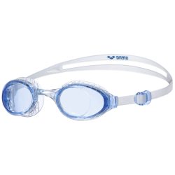 Arena Air-Soft Goggle Schwimmbrille blau, Harte GläserUnverspiegelte Gläser