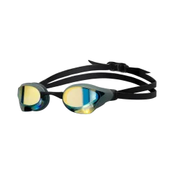 Arena Cobra Core Swipe Mirror Schwimmbrille schwarz, Harte GläserVerspiegelte Gläser