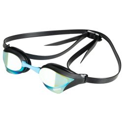 Arena Cobra Core Swipe Mirror Schwimmbrille schwarz, Harte GläserVerspiegelte Gläser