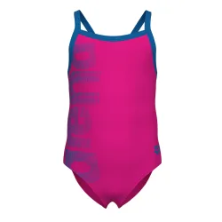 Arena Kids G Arena Logo One Piece Badeanzug Mädchen, pink, Grösse: 110