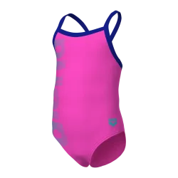 Arena Kids G Arena Logo One Piece Badeanzug Mädchen, pink, Grösse: 98