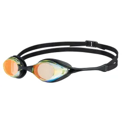 Arena Cobra Original Swipe Mirror Schwimmbrille schwarz, Harte GläserVerspiegelte Gläser
