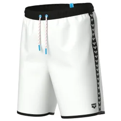Arena Icons Team Stripe Unisex Bermuda Herren, weiss, Grösse: S