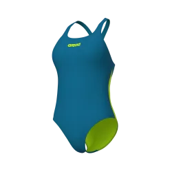Arena Team Swimsuit Swim Pro Solid Badeanzug Damen, blau, Grösse: D 32