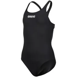 Arena Team Swimsuit Swim Pro Solid Badeanzug Mädchen, schwarz, Grösse: 140