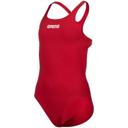 Arena Team Swimsuit Swim Pro Solid Badeanzug Mädchen, rot, Grösse: 116