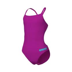 Arena Team Swimsuit Challenge Solid Badeanzug Mädchen, pink, Grösse: 116