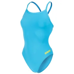 Arena Team Swimsuit Challenge Solid Badeanzug Damen, blau, Grösse: D 32