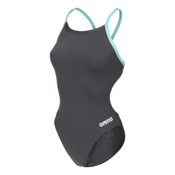 Arena Team Swimsuit Challenge Solid Badeanzug Damen, schwarz, Grösse: D 30
