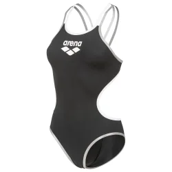 Arena W Arena One Double Cross Back One Piece Badeanzug Damen, schwarz, Grösse: D 34