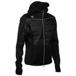 Team Hooded F/Z Half-Quilted Jacket