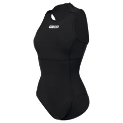 Arena Team Swimsuit Waterpolo Solid Badeanzug Damen, schwarz, Grösse: D 34