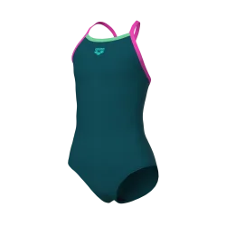 Arena Arena Swimsuit Light Drop Solid Badeanzug Mädchen, blau, Grösse: 164