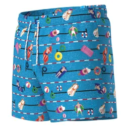 Arena M Beach Short Allover Beach Short Herren, blau, Grösse: M