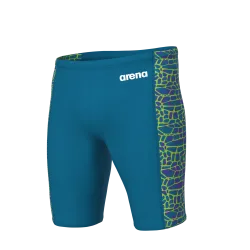 Arena M Arena Snakeskin Swim Jammer Swim Jammer Herren, blau, Grösse: D 4