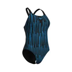 Arena W Arena Hyacinth Swimsuit Swim Pro Back L Badeanzug Damen, schwarz, Grösse: D 36