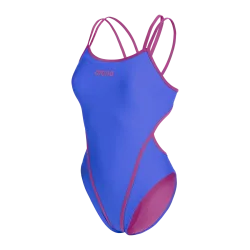 Arena W Arena Solid Swimsuit Double Cross Back Damen, mehrfarbig, Grösse: D 30