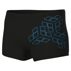 Arena M Arena Kikko Graphic Swim Short Swim Short Herren, schwarz, Grösse: D 8