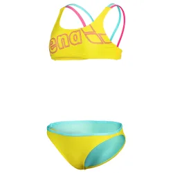 Arena G Arena Logo Swimsuit Two Pieces Bikini Set Mädchen, gelb, Grösse: 140