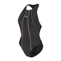 Arena W Arena Merydian Swimsuit One Piece Badeanzug Damen, schwarz, Grösse: D 34