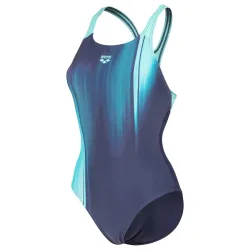 Arena W Arena Light Swimsuit Swim Pro Back Lb Badeanzug Damen, blau, Grösse: D 46