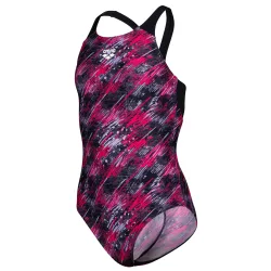 Arena G Arena Draft Swimsuit V Back L Badeanzug Mädchen, mehrfarbig, Grösse: 140