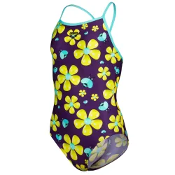 Arena G Arena Spring Swimsuit Lightdrop Back Badeanzug Mädchen, violett, Grösse: 140