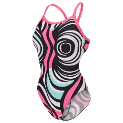 Arena W Arena Illusion Swimsuit Challenge Back Badeanzug Damen, mehrfarbig, Grösse: D 38