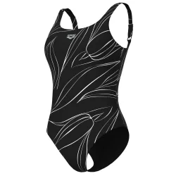 Arena W Arena Swimsuit Marisa U Back Figurformender Badeanzug Damen, schwarz, Grösse: D 38