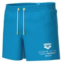 Arena M Arena Graphic Beach Short Beach Short Herren, blau, Grösse: L