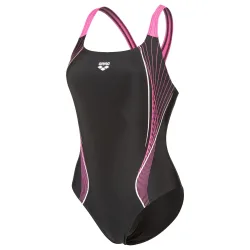 Arena W Arena Swimsuit Control Pro Back B Badeanzug Damen, schwarz, Grösse: D 36