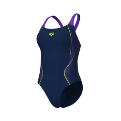 Arena W Arena Swimsuit Control Pro Back B Badeanzug Damen, blau, Grösse: D 34