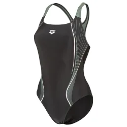 Arena W Arena Swimsuit Control Pro Back B Badeanzug Damen, schwarz, Grösse: D 34