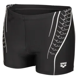Arena M Arena Double Graphic Swim Short Swim Short Herren, schwarz, Grösse: D 5