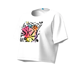 W Arena Graffiti Crop Tee T-Shirt