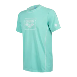Arena M Arena S/S Swim Shirt UV Shirt Herren, blau, Grösse: S