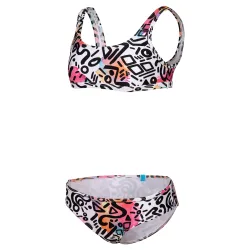 Arena G Arena Water Print Bikini Bralette Bikini Set Mädchen, mehrfarbig, Grösse: 116