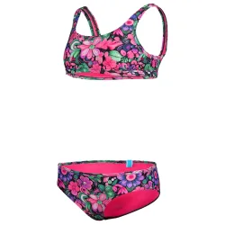 Arena G Arena Water Print Bikini Bralette Bikini Set Mädchen, mehrfarbig, Grösse: 140