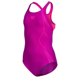 Arena G Arena Graphic Swimsuit Swim Pro Back Badeanzug Mädchen, pink, Grösse: 128